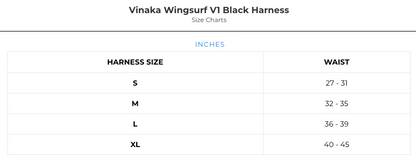 Vinaka Wingsurf  V1 Black Harness