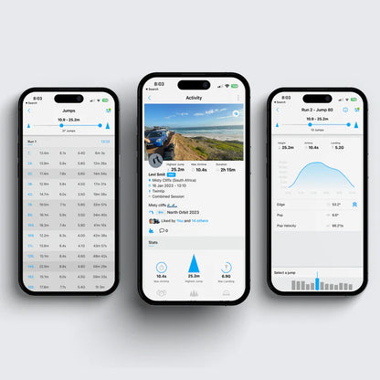 Woo Kiteboarding Performance Tracker 4.0